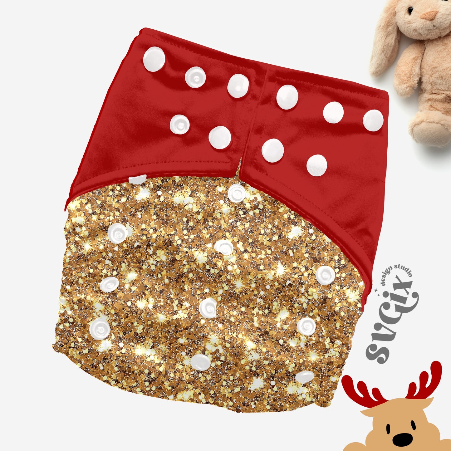 Silver /Gold Glitter Seamless Pattern