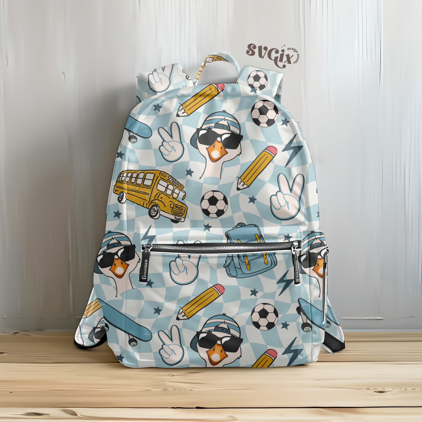 Back to School Goose Boy Seamless