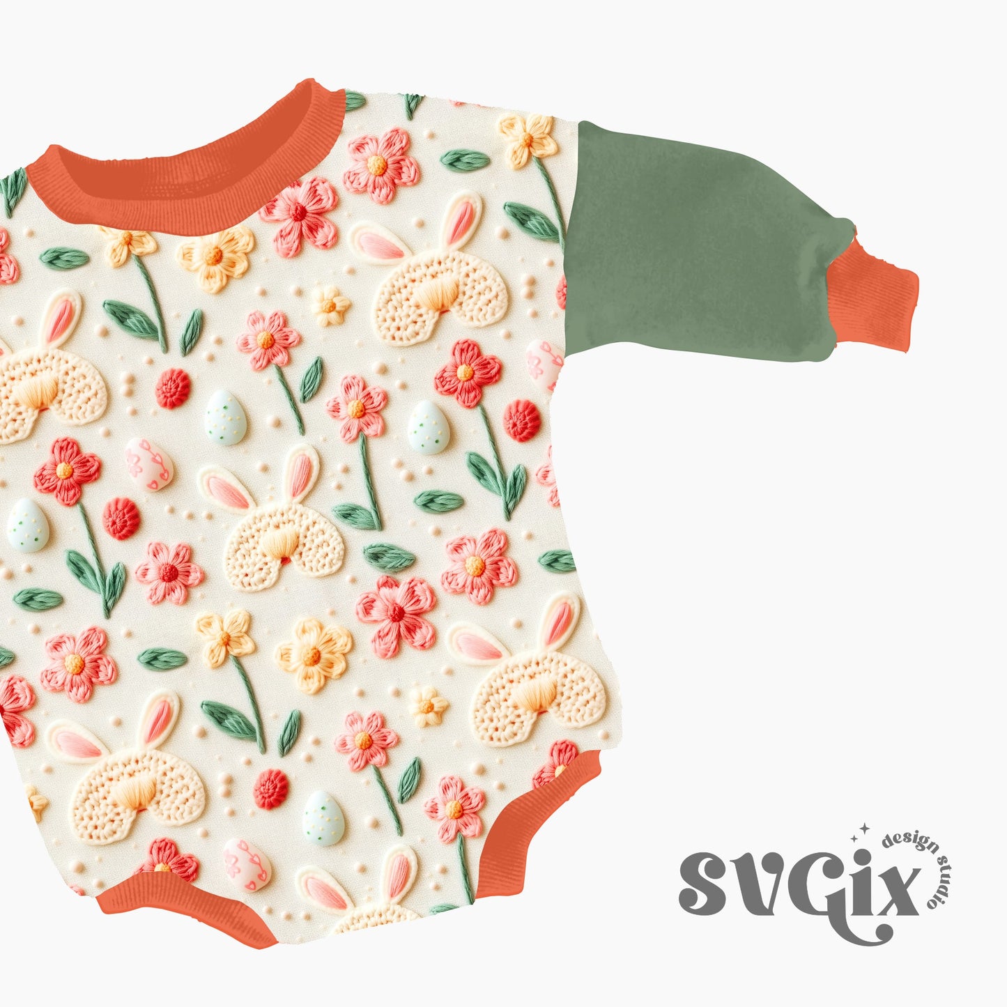 Bunny Tail Seamless Pattern