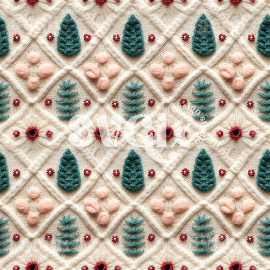 Christmas Knit II Seamless Pattern