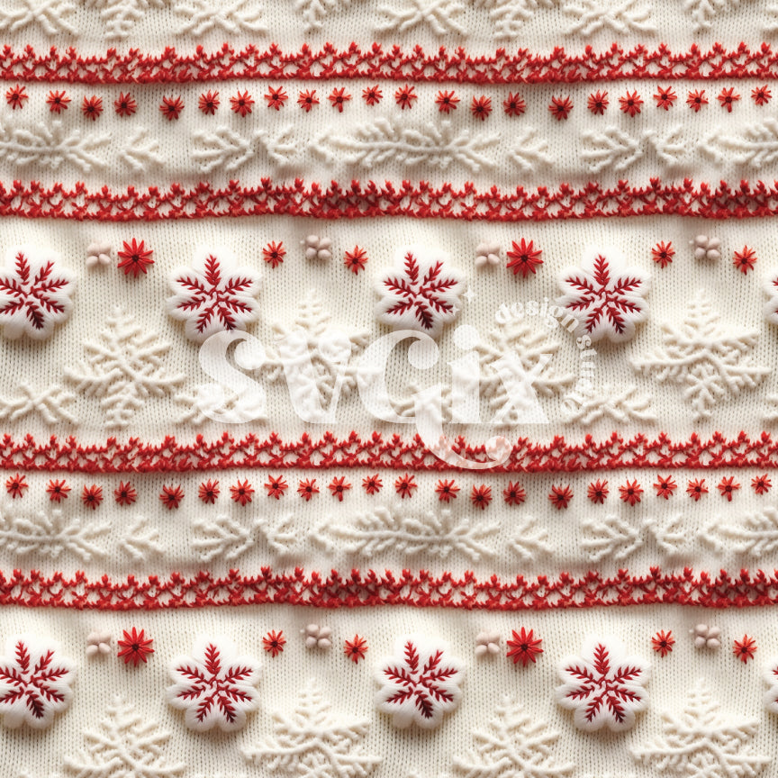 Christmas Knit Seamless Pattern