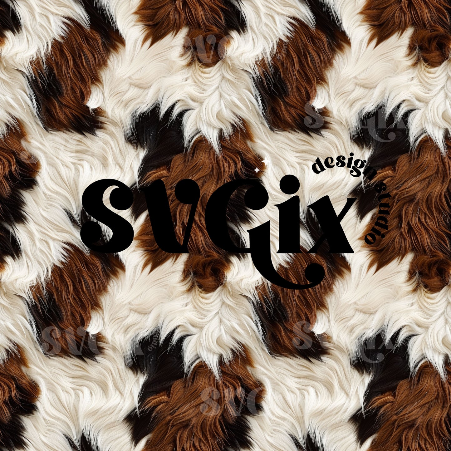 Cowhide Seamless Pattern