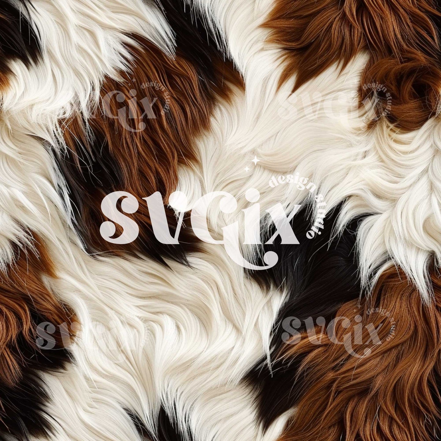 Cowhide Seamless Pattern