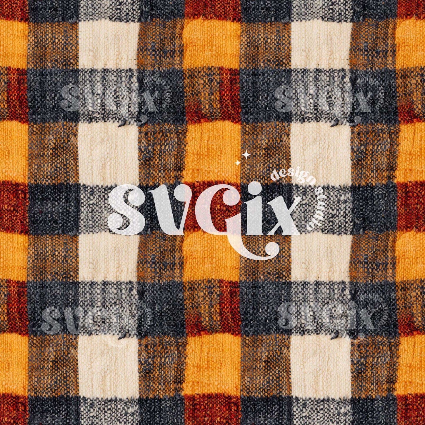 Cozy Fall Flannel Seamless Pattern