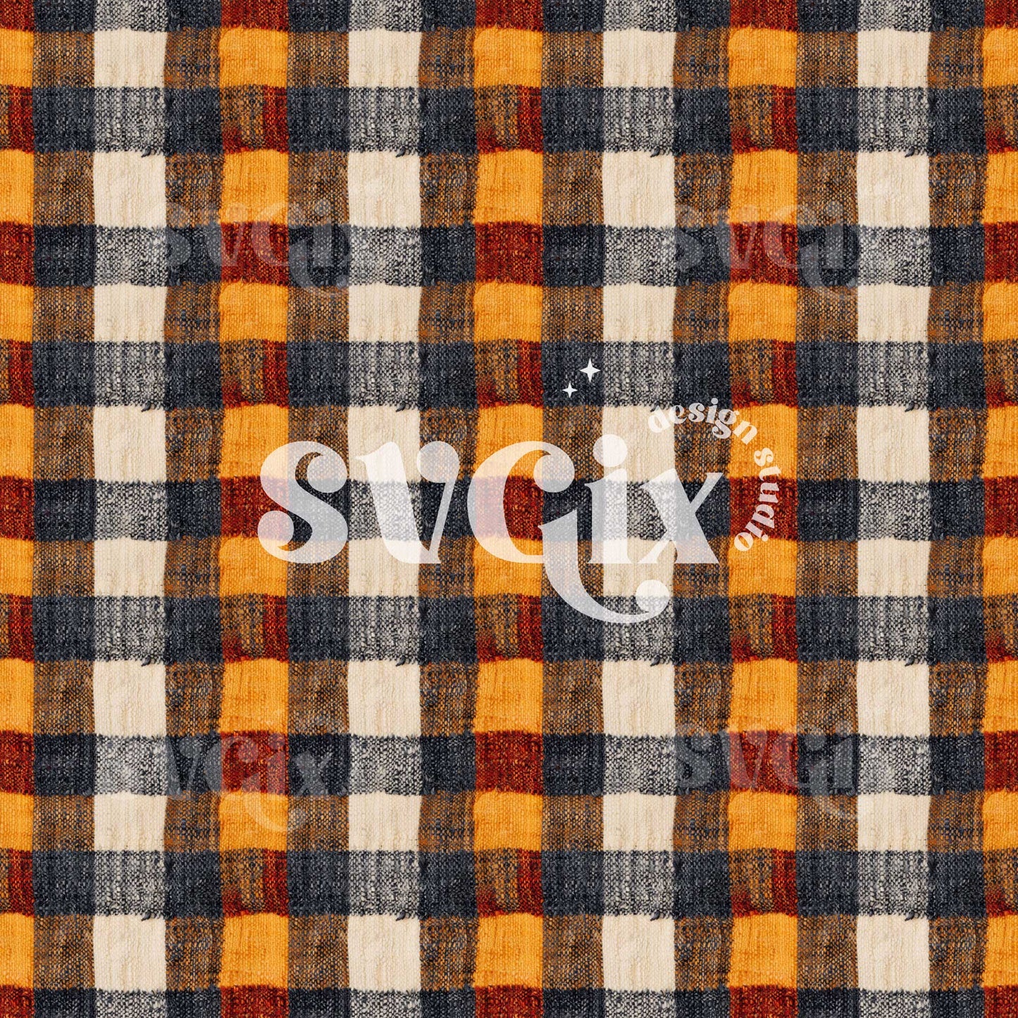 Cozy Fall Flannel Seamless Pattern