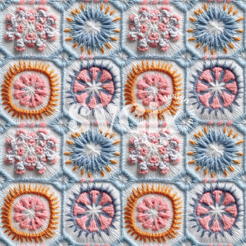 Crochet Seamless Pattern