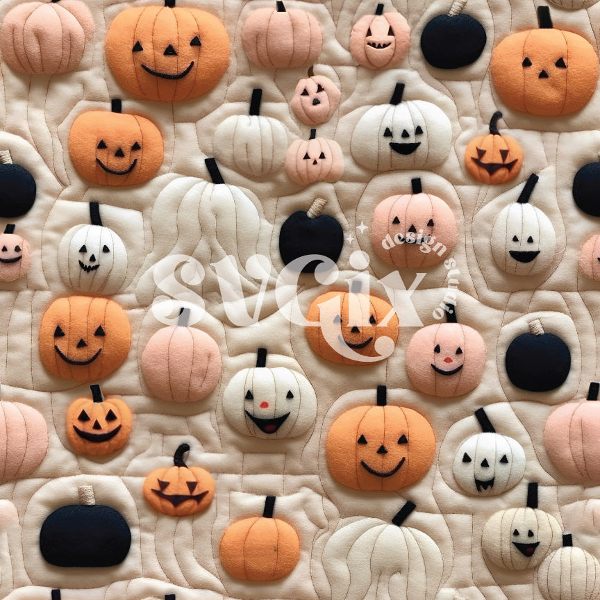 Halloween Felt Seamless II