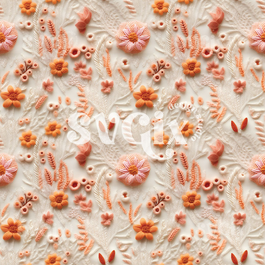Dreamy Fall Knit II Seamless Pattern
