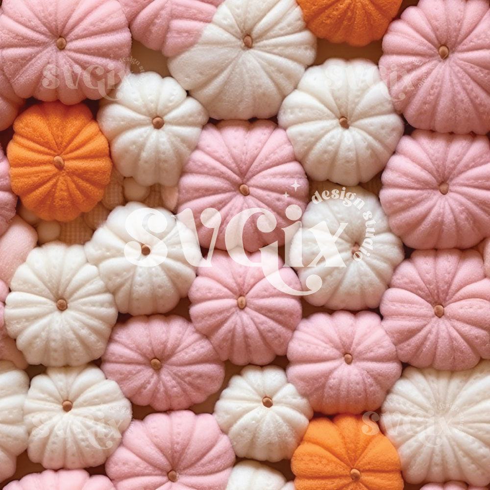 Dreamy Pumpkins Seamless Pattern