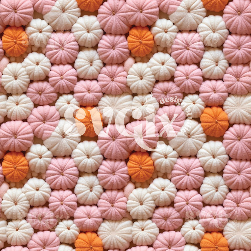 Dreamy Pumpkins Seamless Pattern