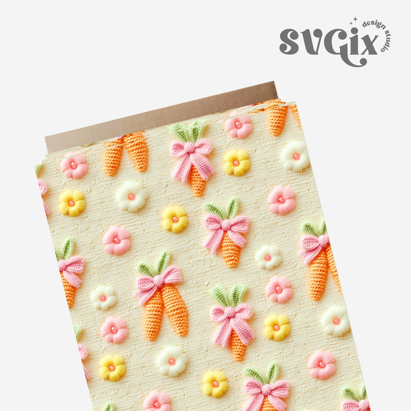 Coquette Easter Carrots Seamless