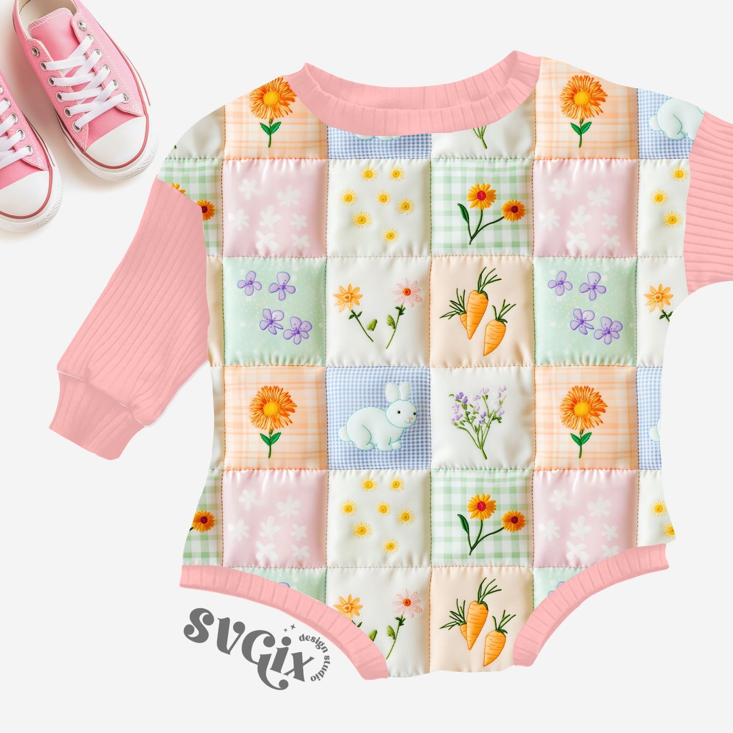 Easter Patchwork Seamless