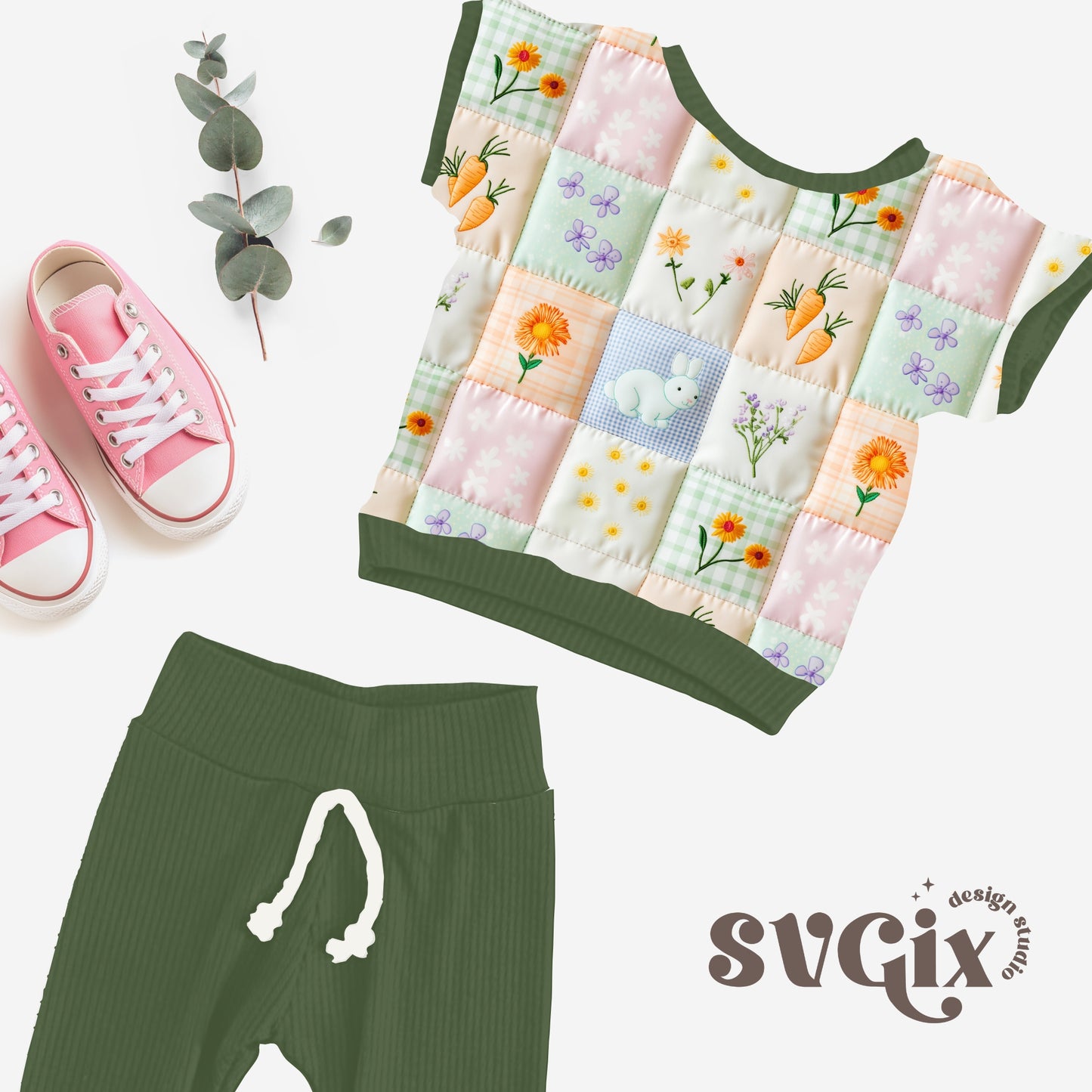 Easter Patchwork Seamless