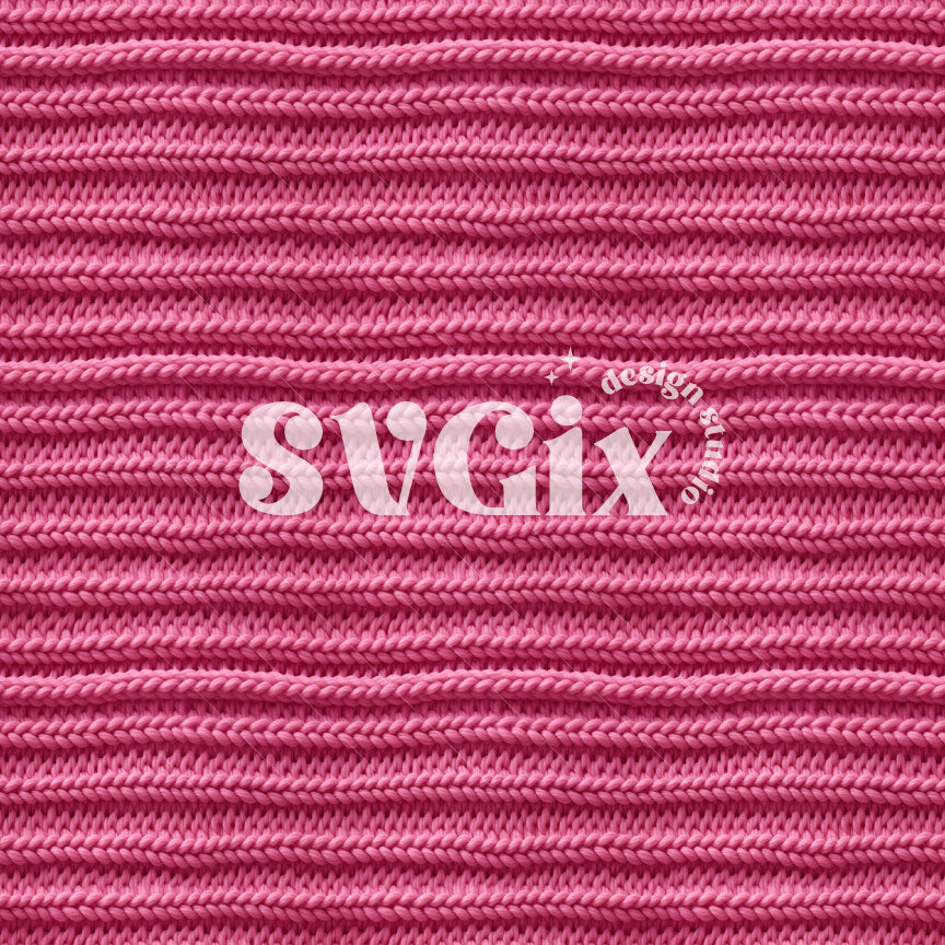 Light Magenta Red Knit Seamless Pattern by SVGix