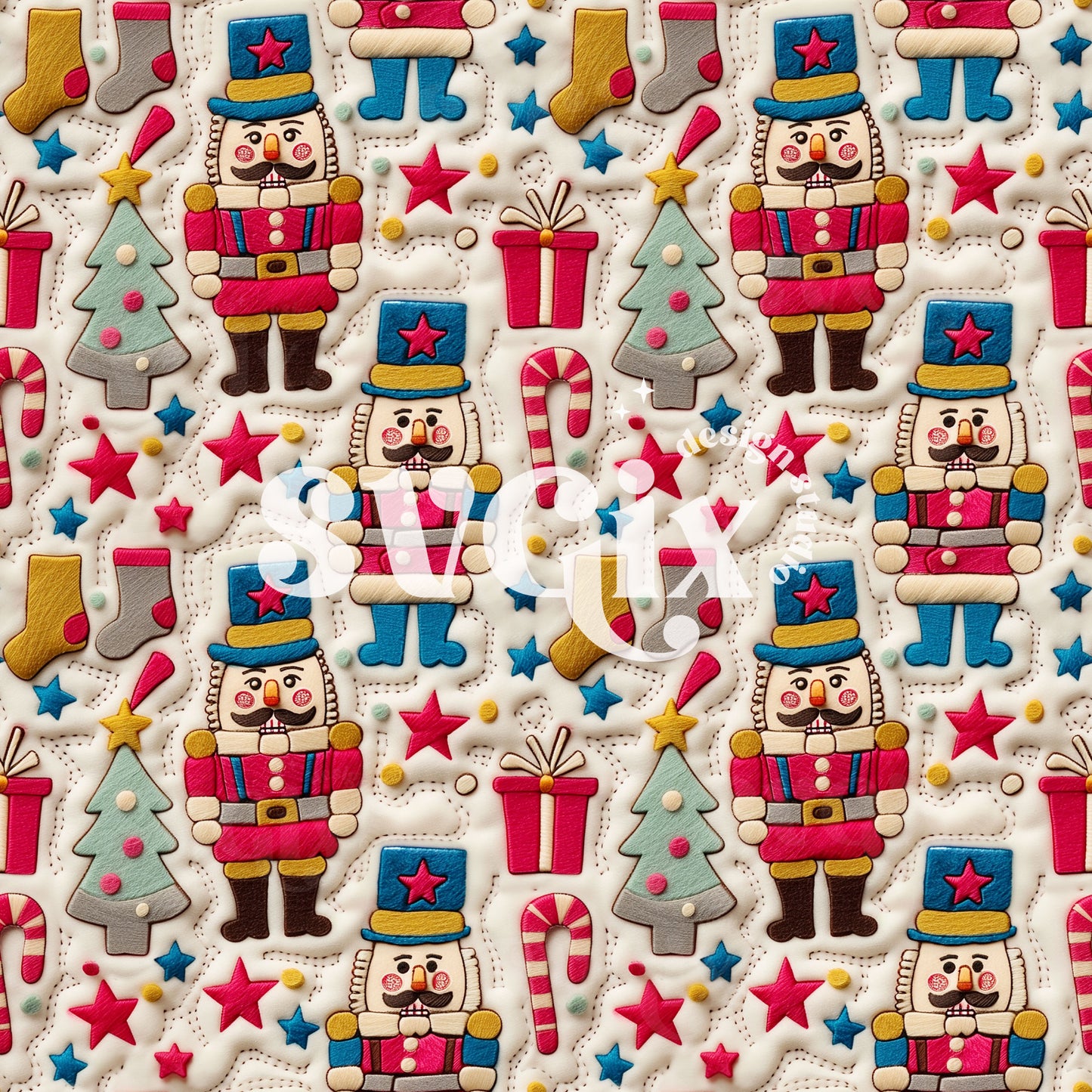 Nutcrackers Seamless Pattern