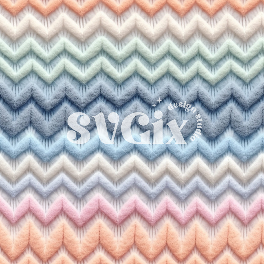 Pastel Chefron Seamless Pattern