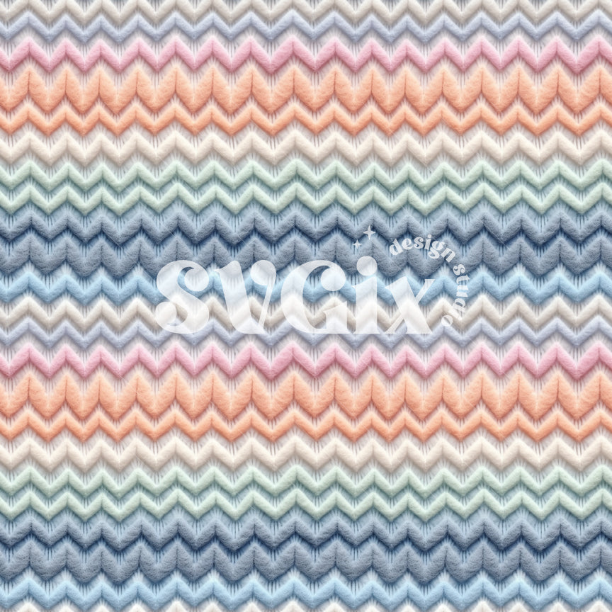 Pastel Chefron Seamless Pattern