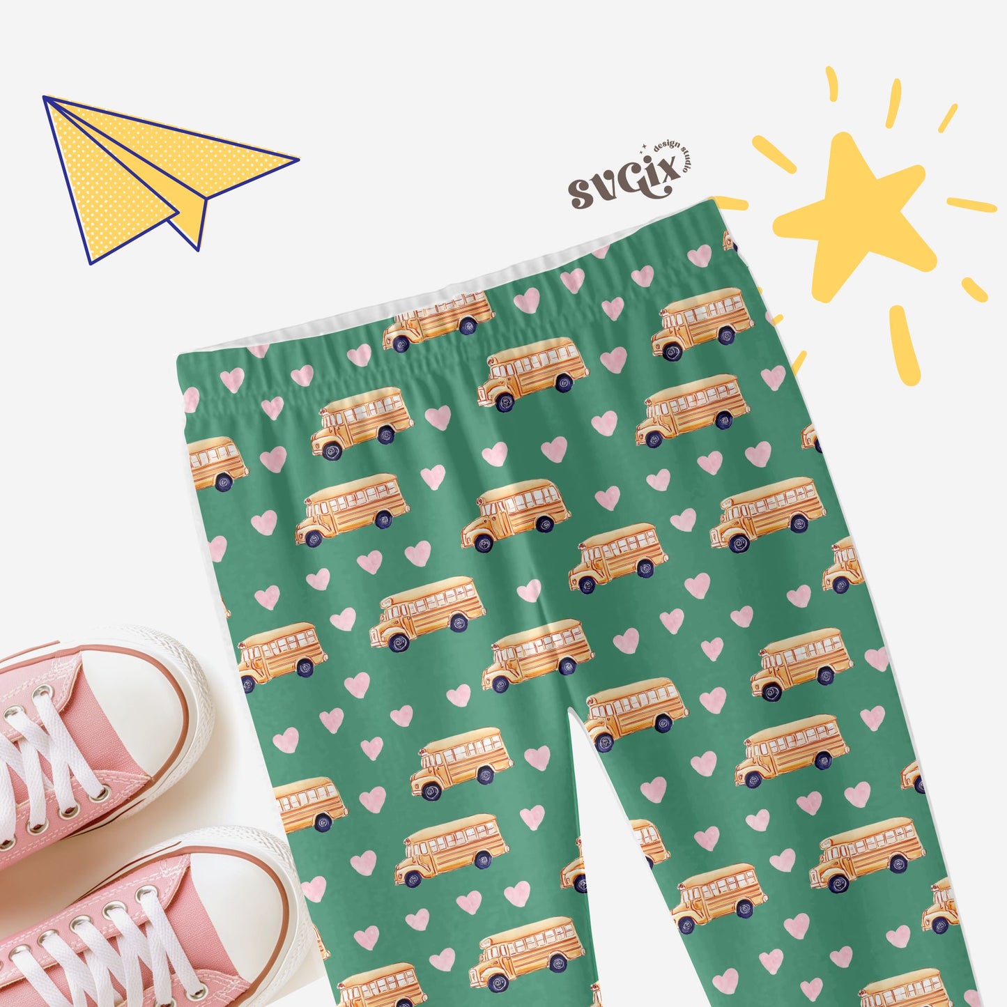 School Bus Seamless