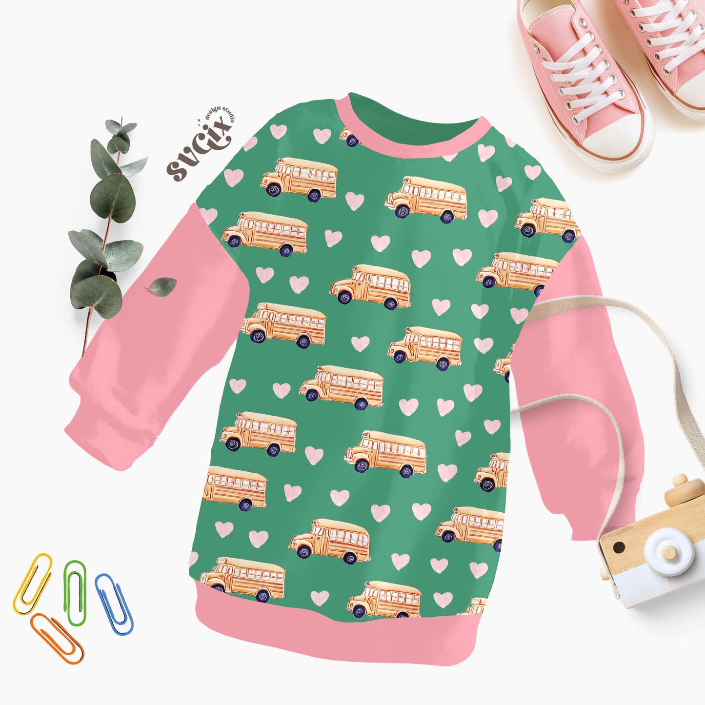 School Bus Seamless