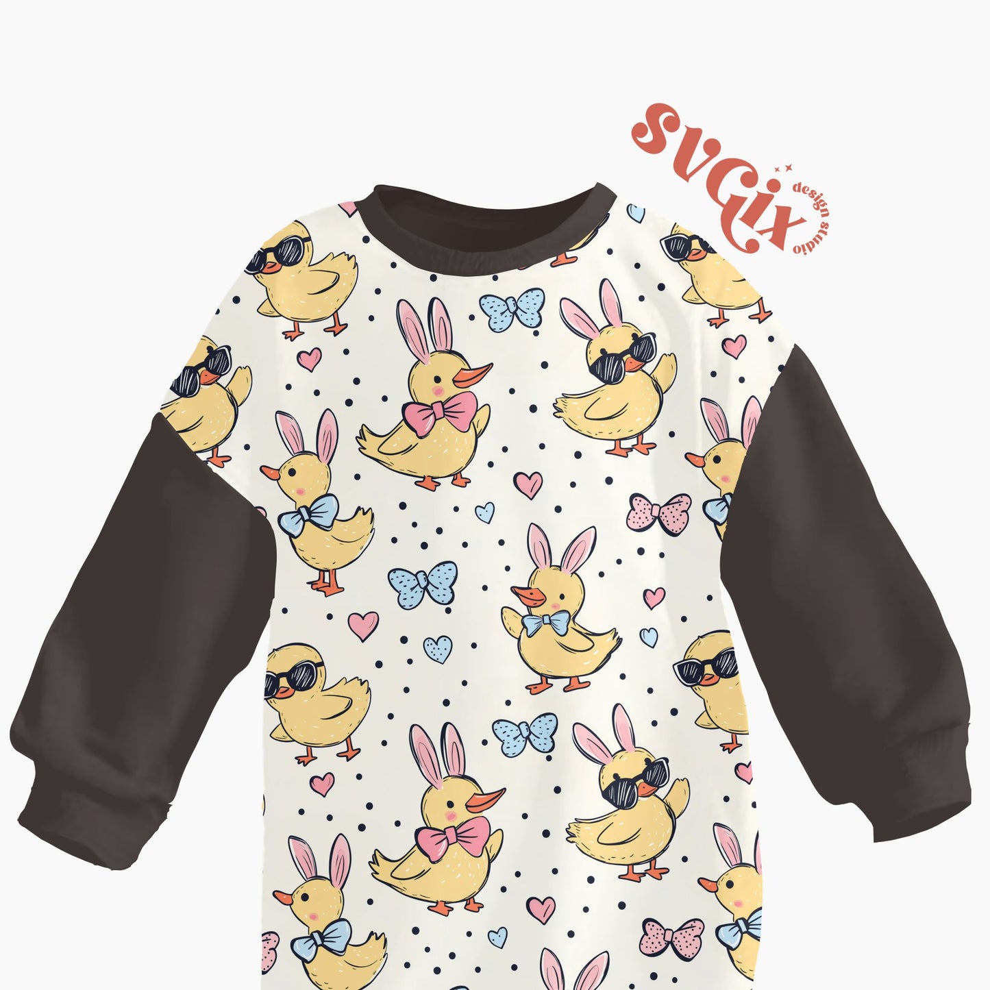 Sassy Easter Ducklings Seamless