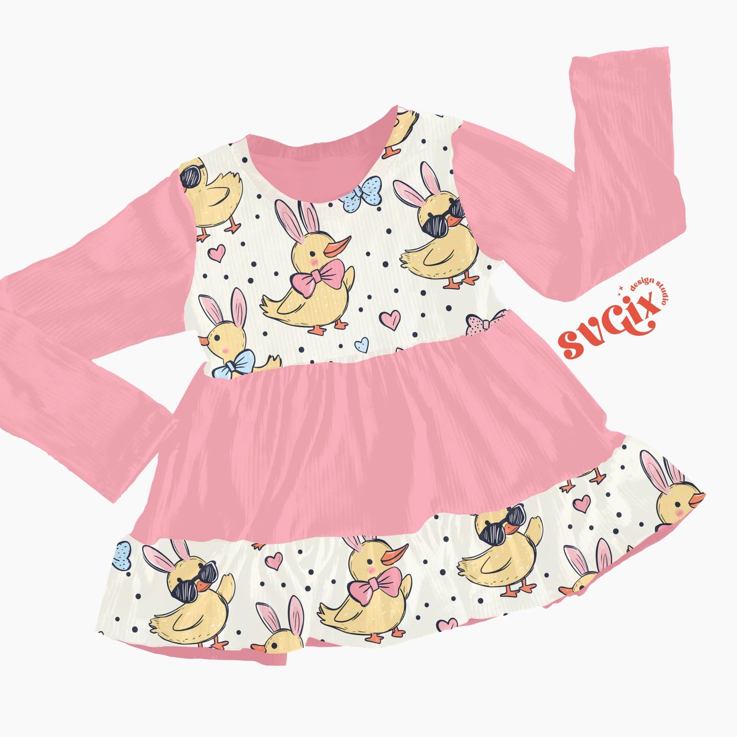 Sassy Easter Ducklings Seamless