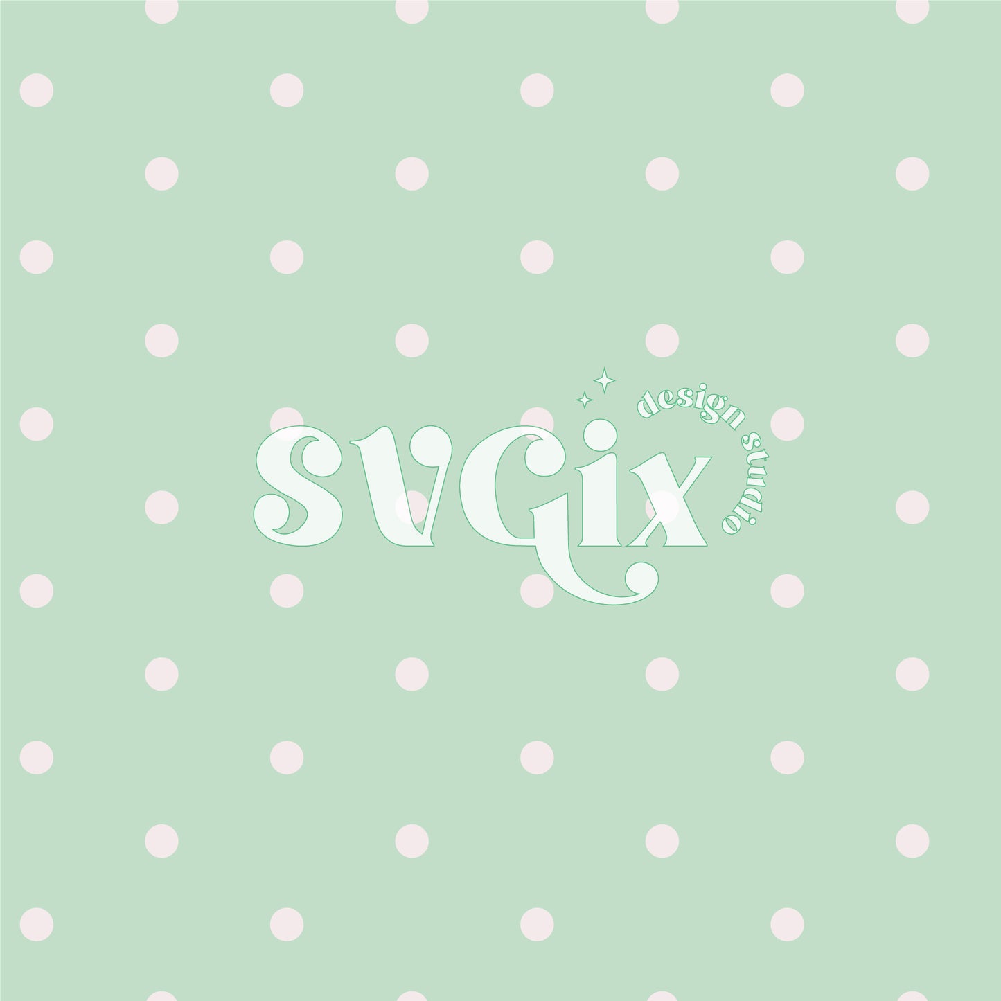 Sea Mist Polka Dots Seamless
