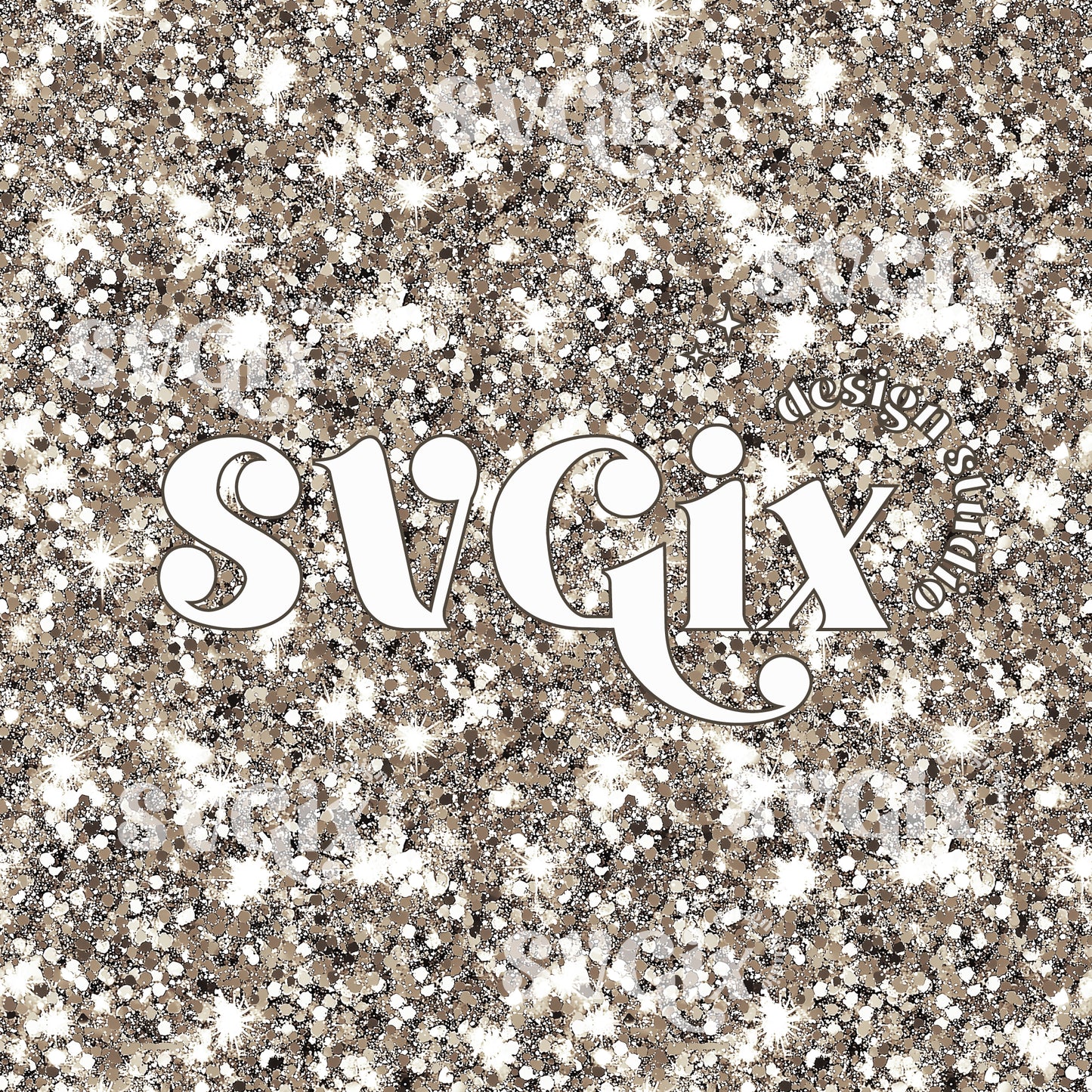 Silver /Gold Glitter Seamless Pattern