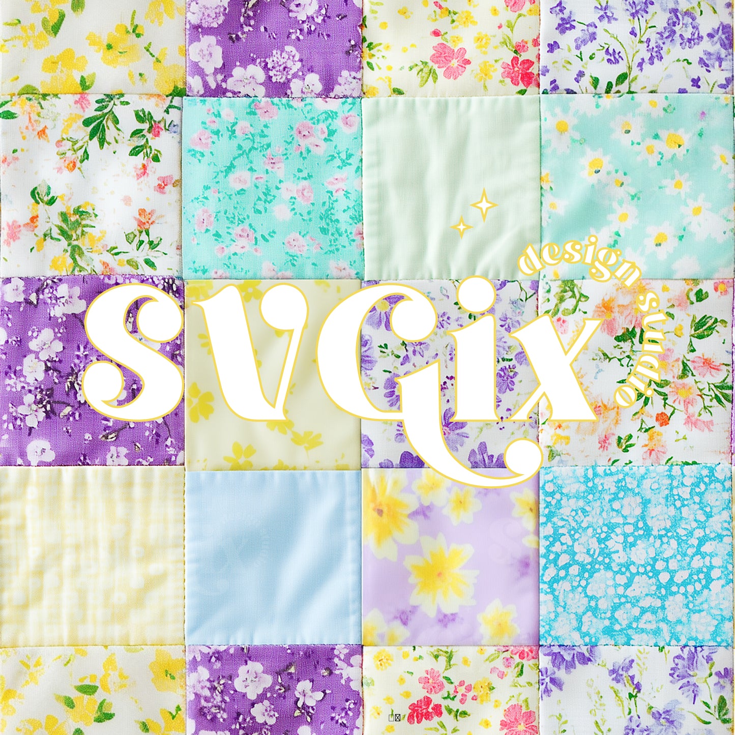 Spring Patchwork Seamless
