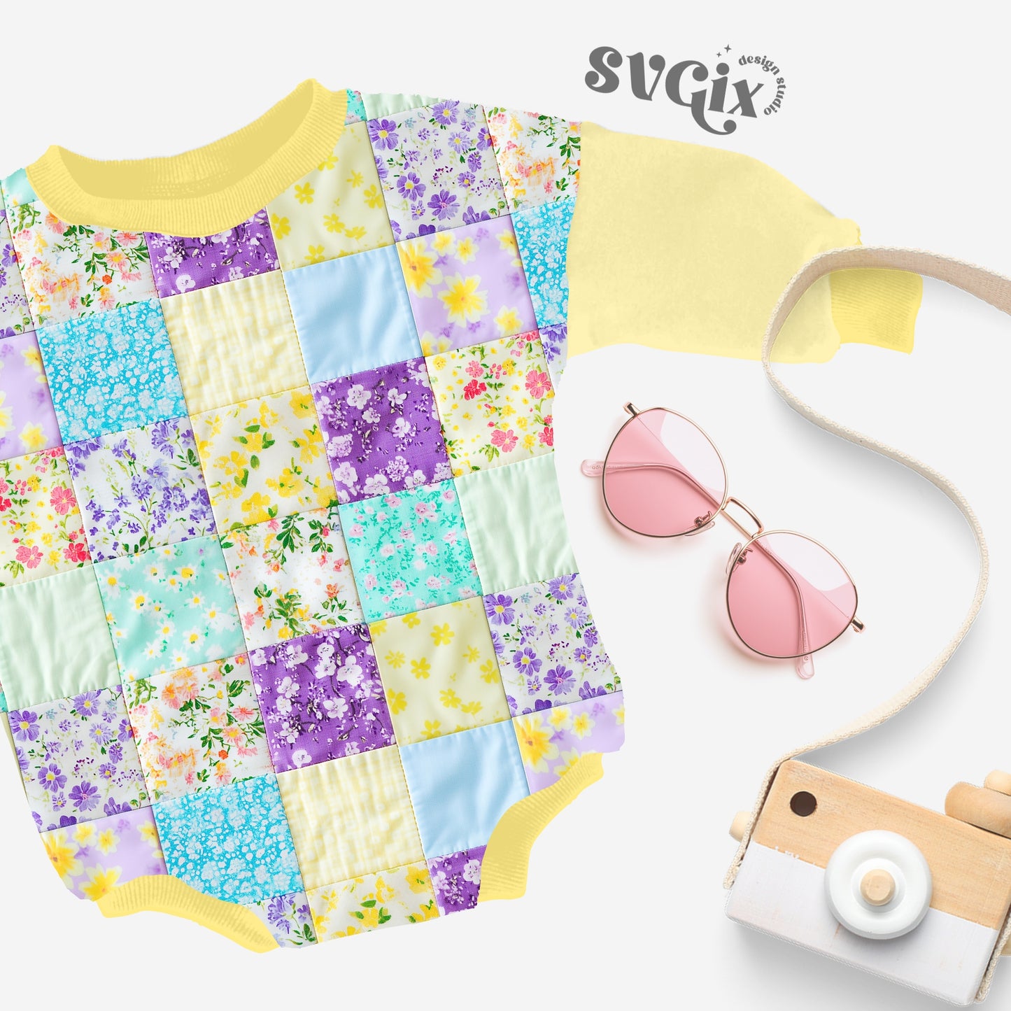 Spring Patchwork Seamless