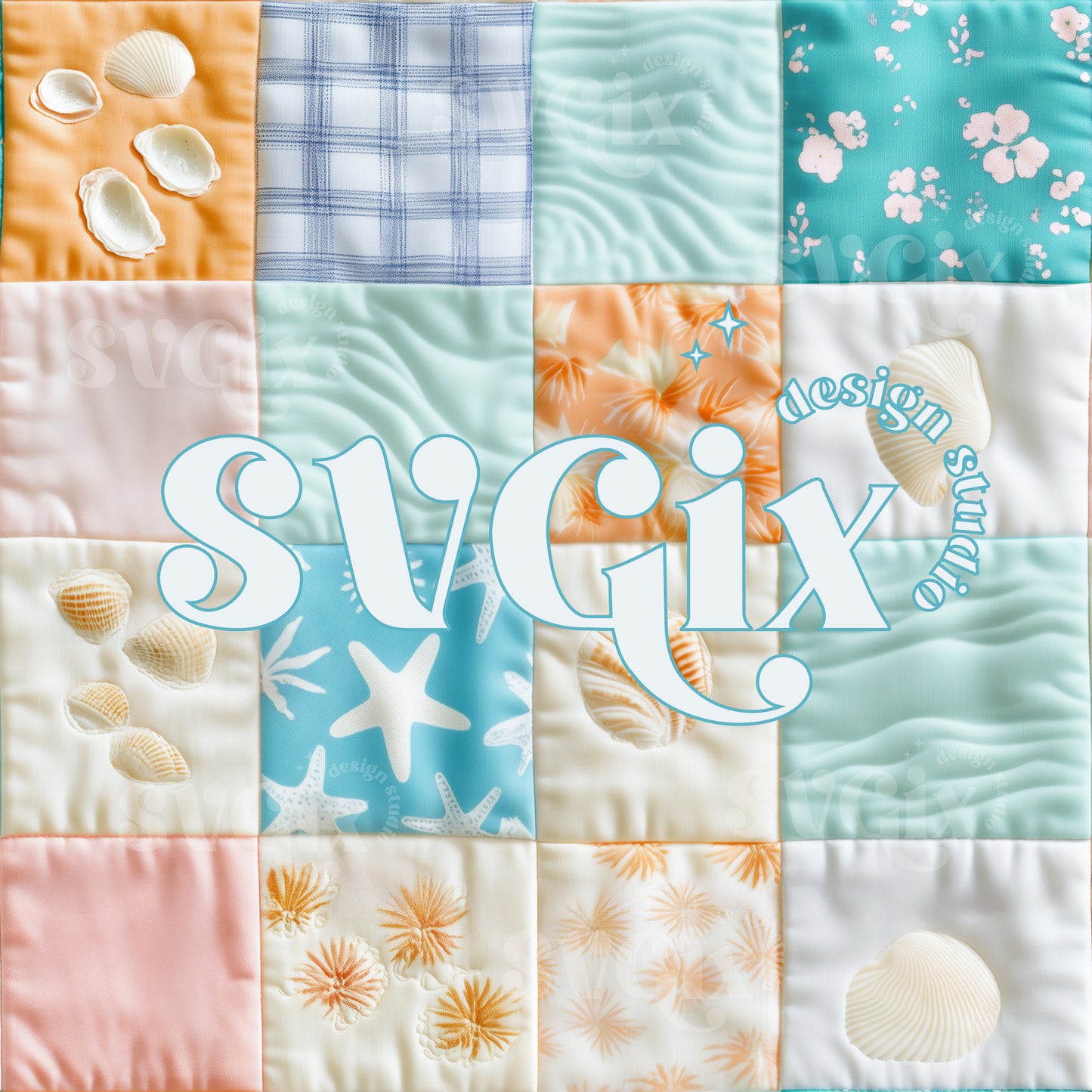 Summer Patchwork Seamless