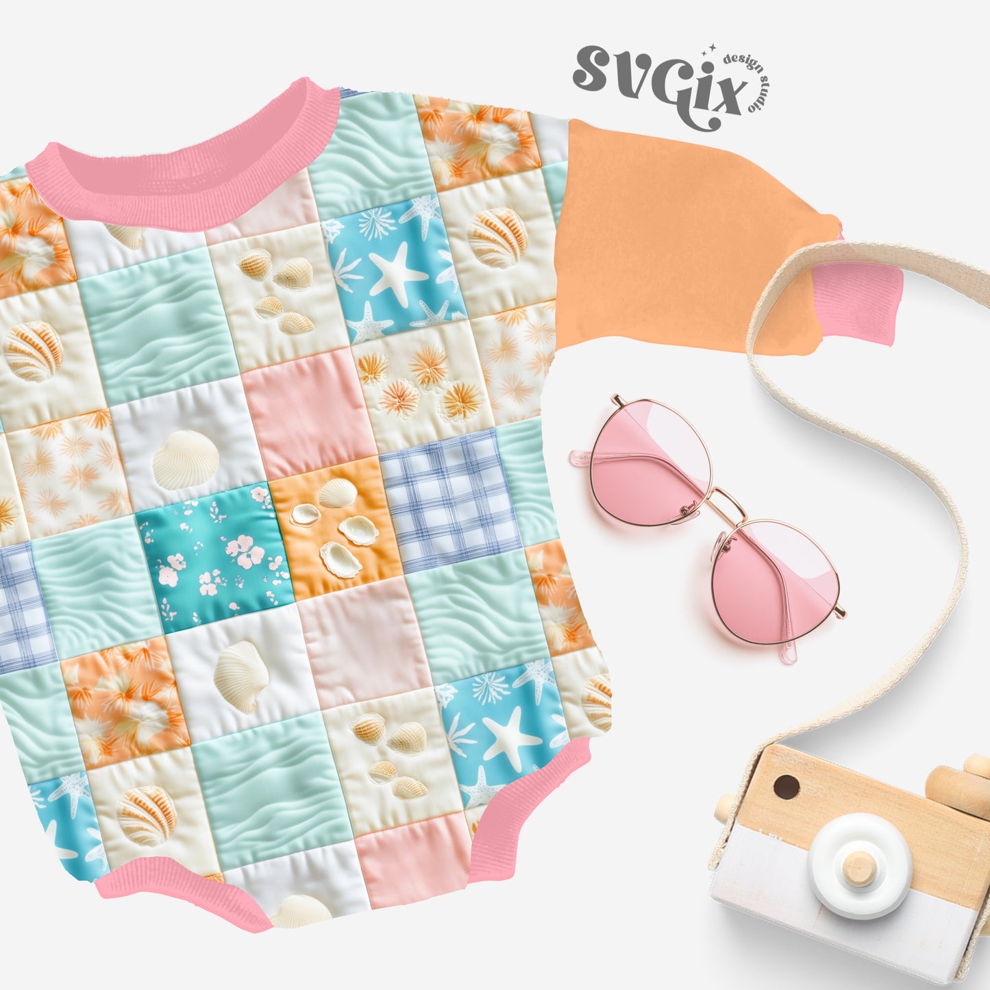 Summer Patchwork Seamless