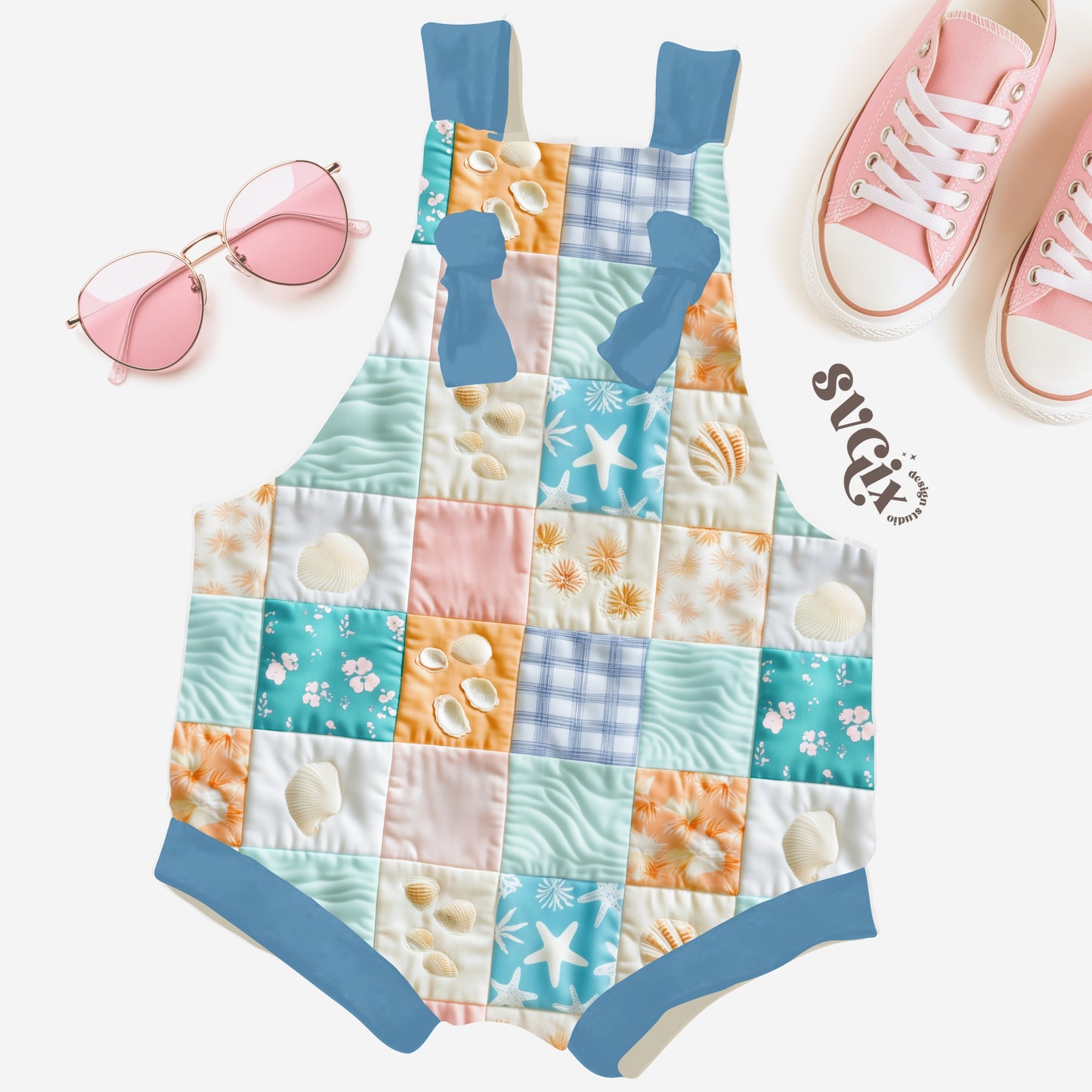 Summer Patchwork Seamless