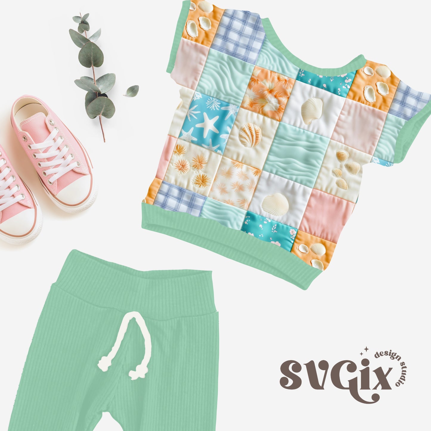 Summer Patchwork Seamless