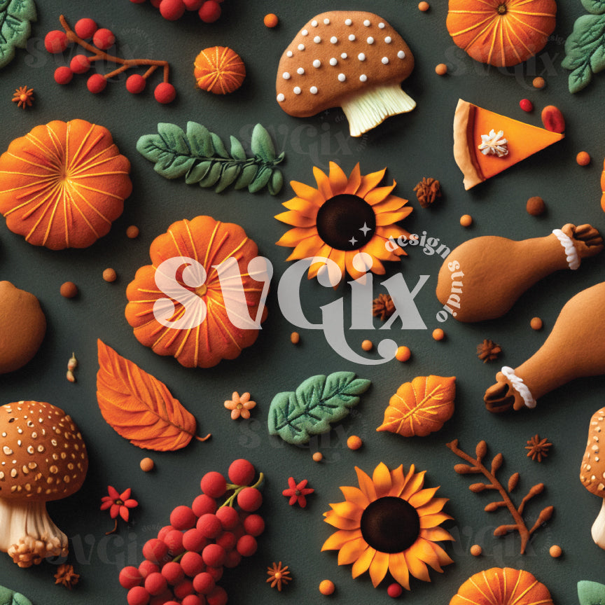 Thanksgiving Seamless Pattern
