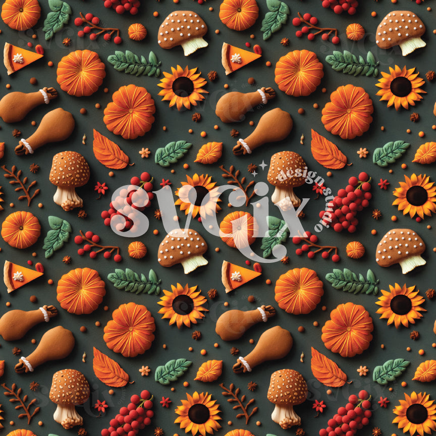 Thanksgiving Seamless Pattern