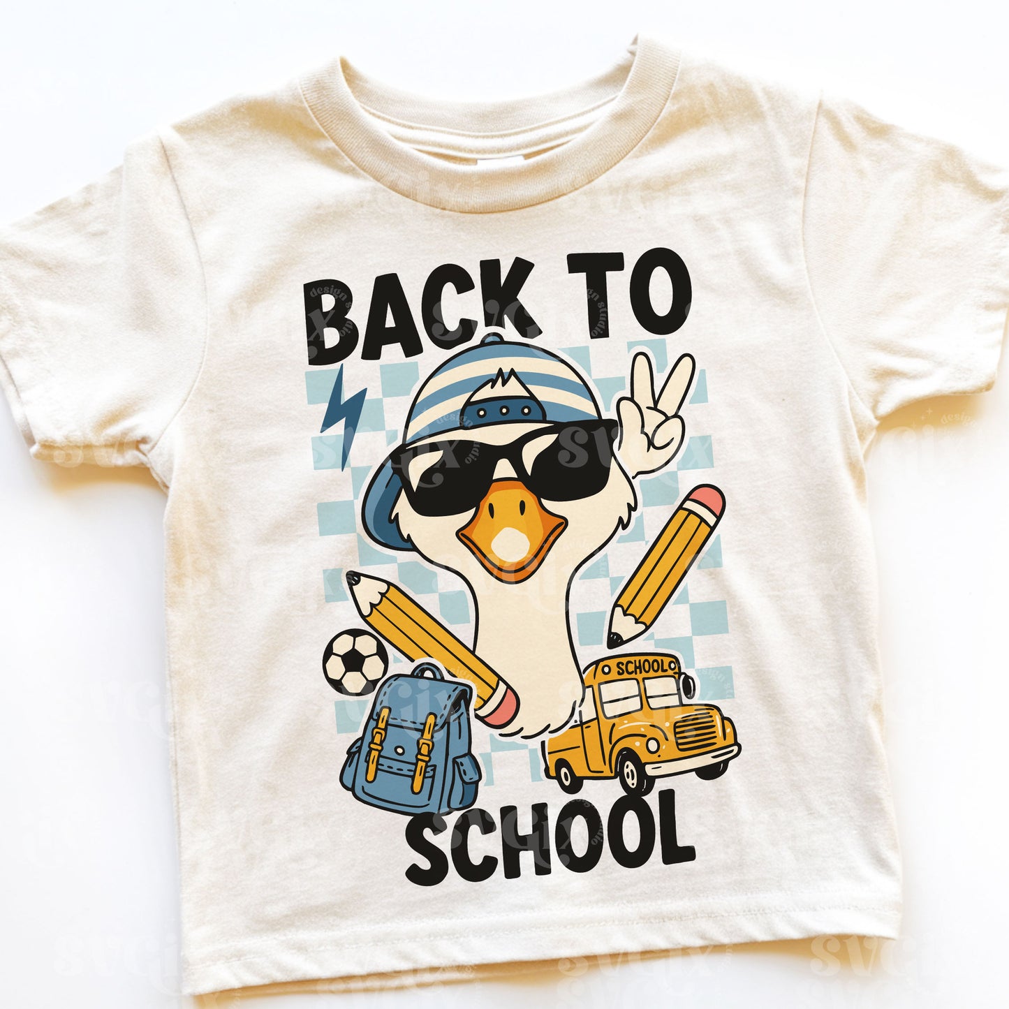 Back School Goose Boy PNG SVG