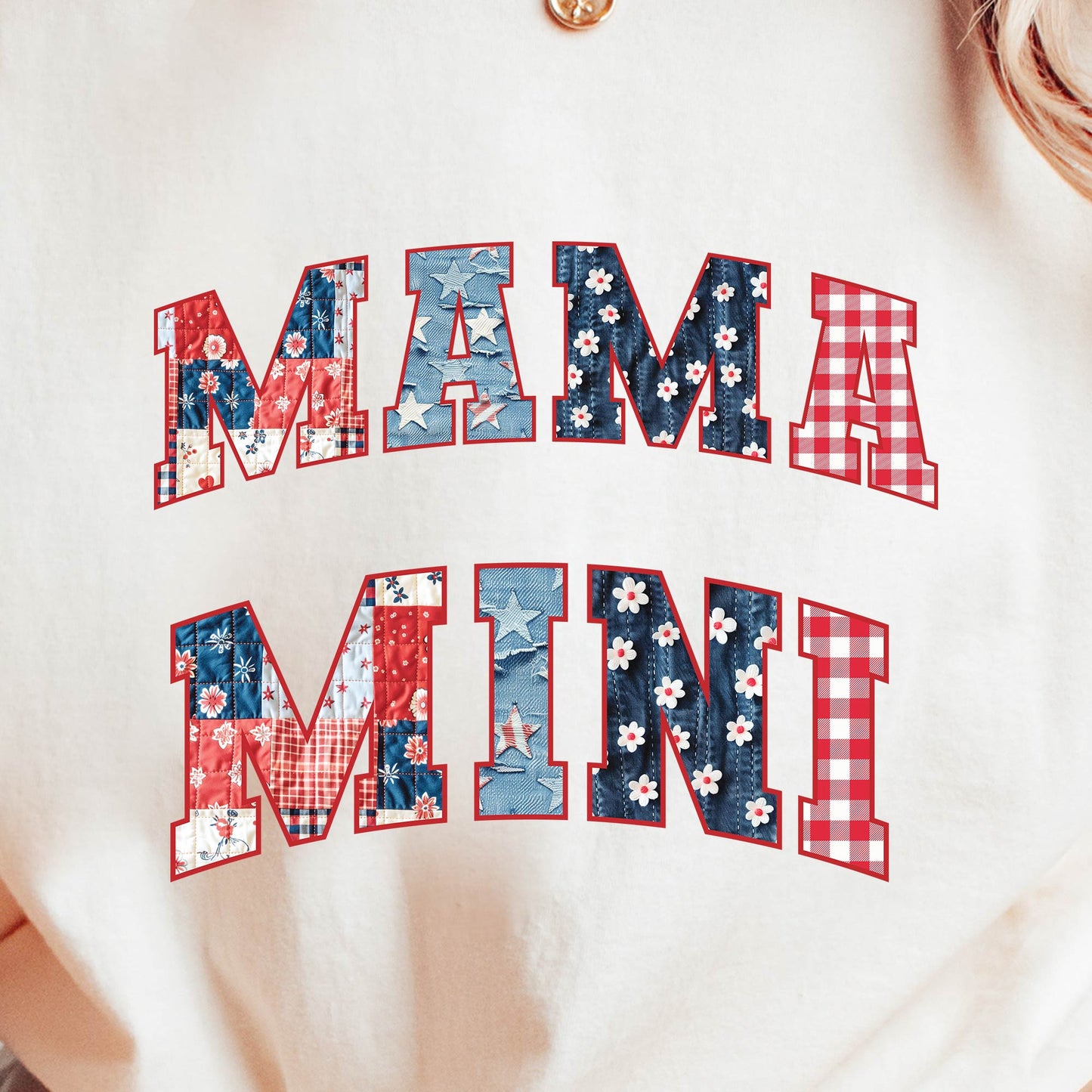 Mama Mini 4th July PNG