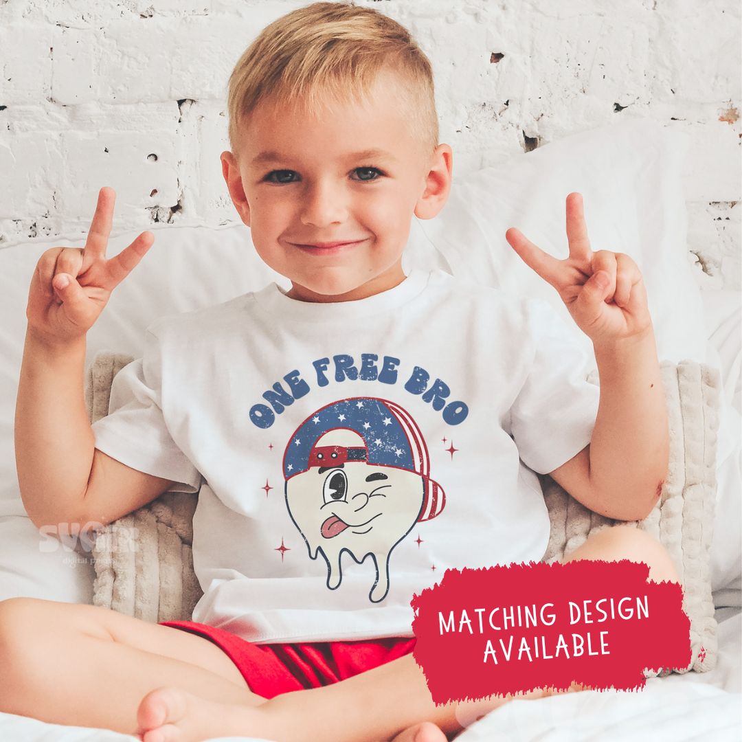 4th July Boy Seamless Pattern - SVGix