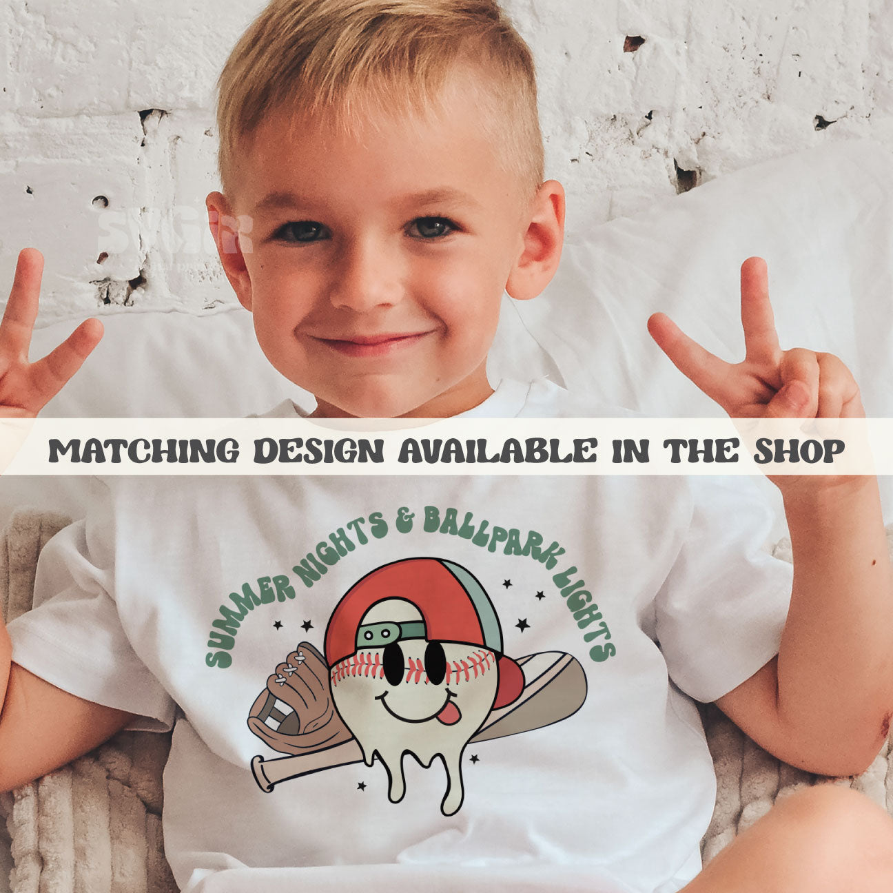 Baseball Softball Boy Seamless Pattern