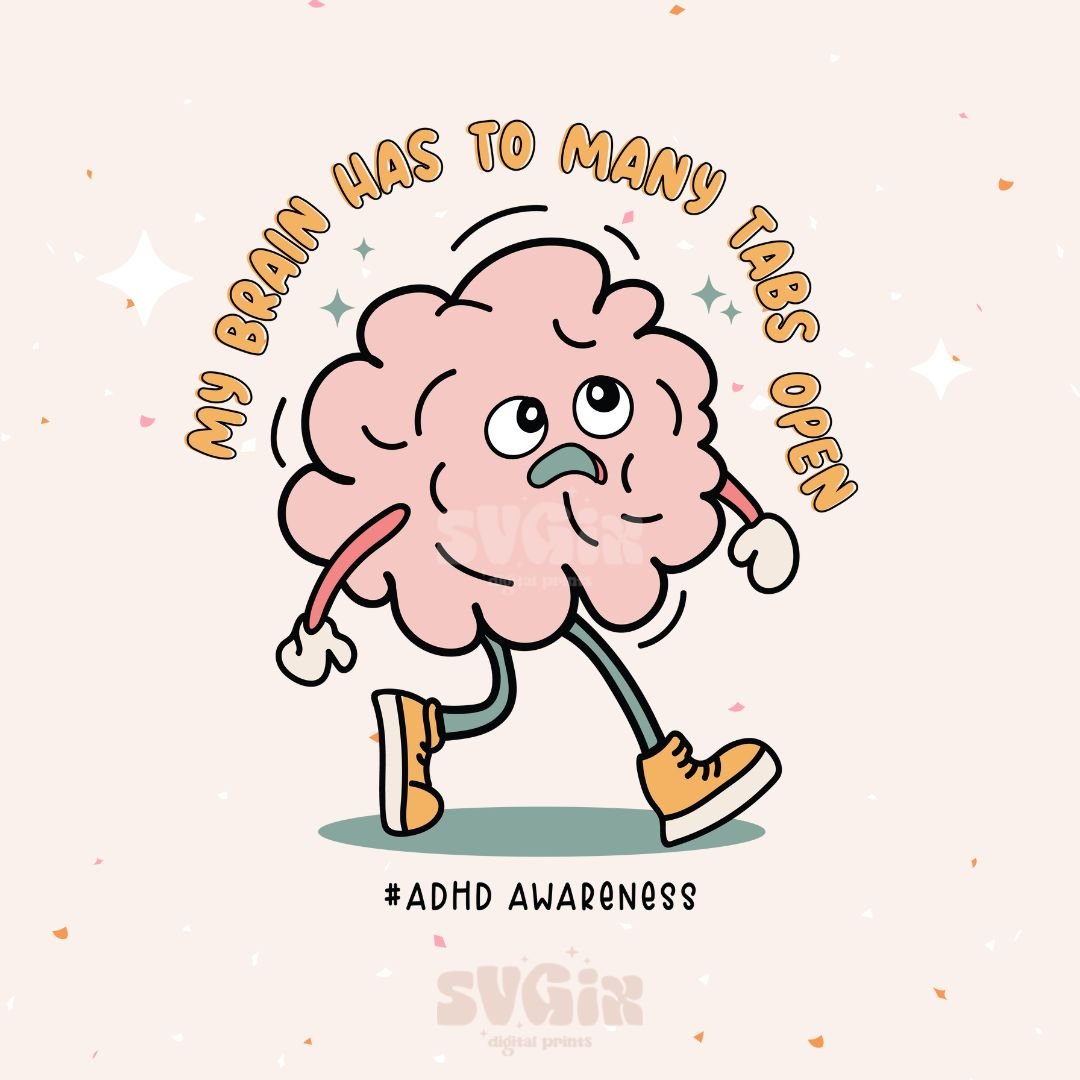 ADHD Awareness PNG - SVGix