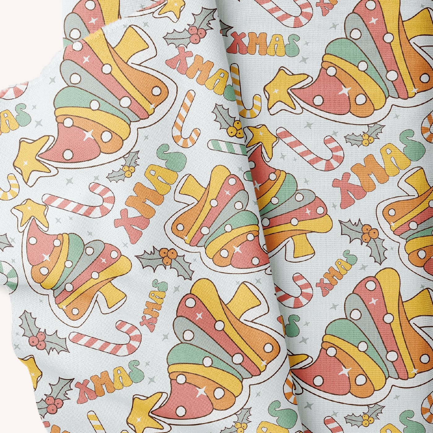 â Groovy Christmas Seamless Pattern - SVGix