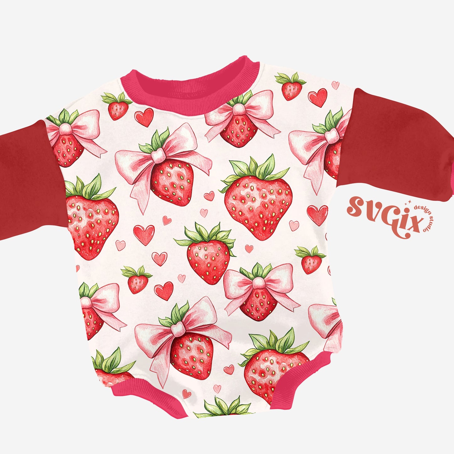 Vday Strawberry Seamless
