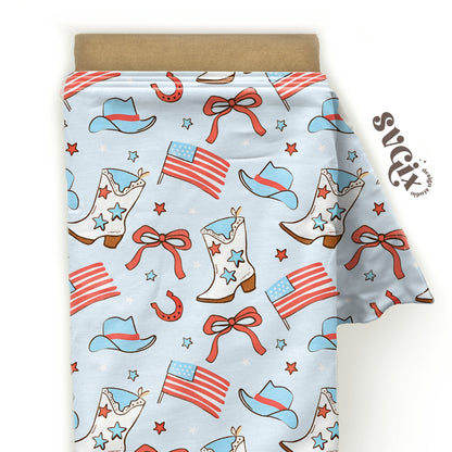 4th of July Cowgirl Seamless