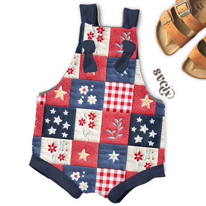 Fourth of July Patchwork Seamless