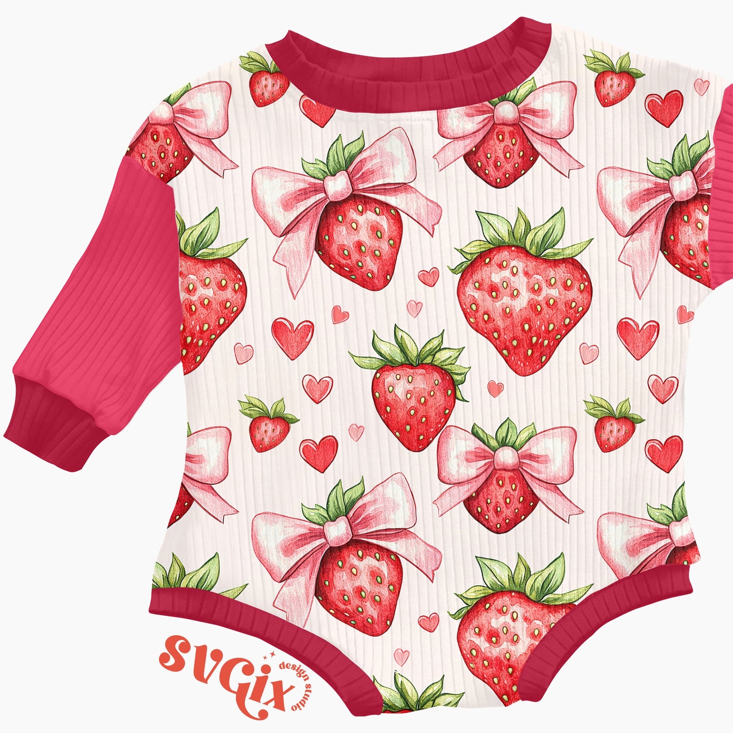 Vday Strawberry Seamless