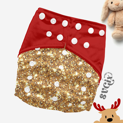Silver /Gold Glitter Seamless Pattern