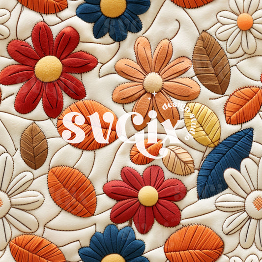 Autumn Garden Seamless Pattern
