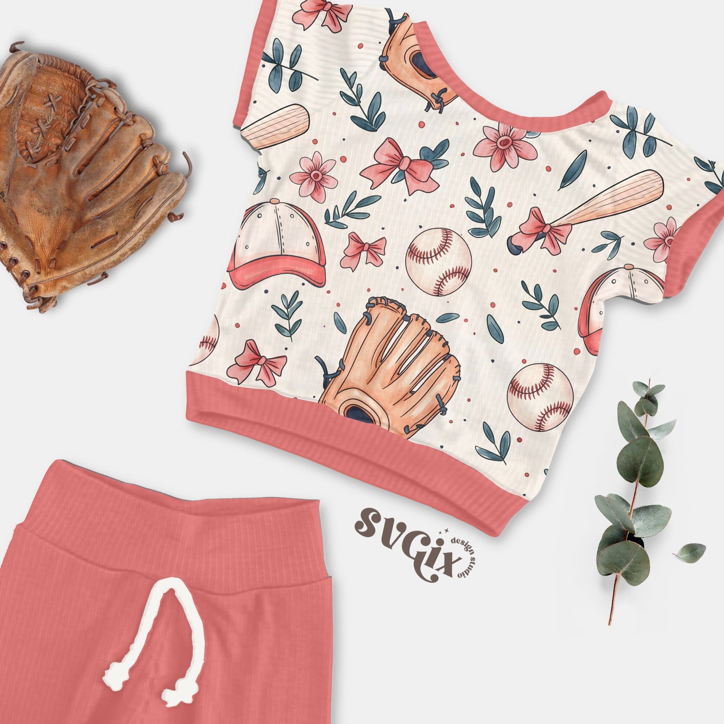 Girly Baseball Seamless