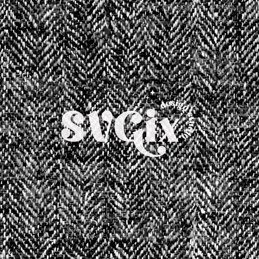 Black & White Tweed Seamless Pattern