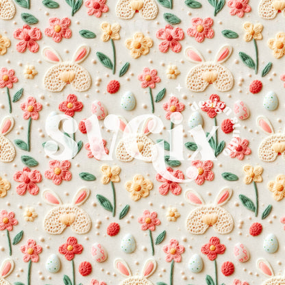 Bunny Tail Seamless Pattern